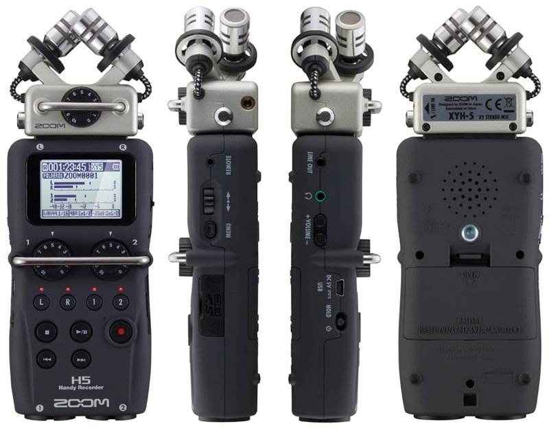 Jual Zoom H5 4-Input / 4-Track Portable Handy Recorder